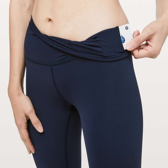 LULULEMON Wunder Under High-Rise 25" Leggings - Size 8 - True Navy - Picture 4 of 7
